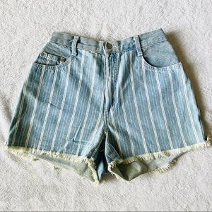 Palmettos High Waist Jean Shorts